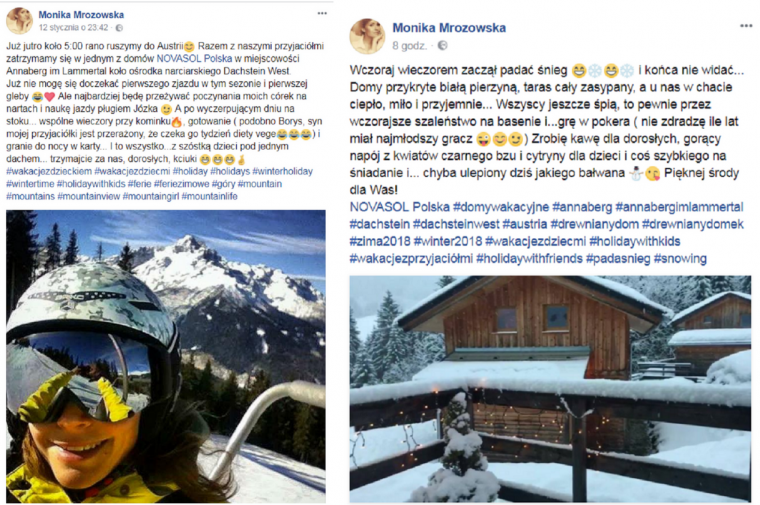Monika Mrozowska w Austrii
