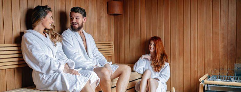 Jesienna wakacyjna sauna